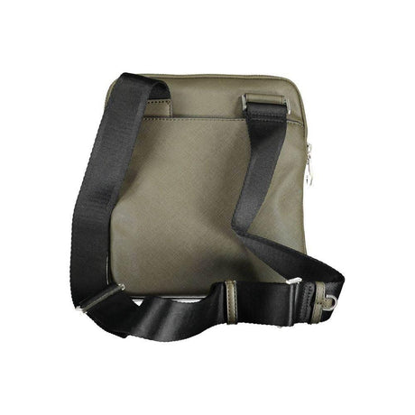 Guess Jeans Green Polyamide Men Shoulder Bag - Hilstor