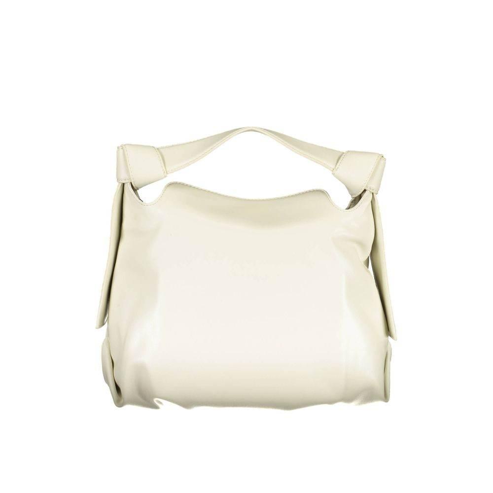 Calvin Klein Beige Polyester Women Handbag - Hilstor