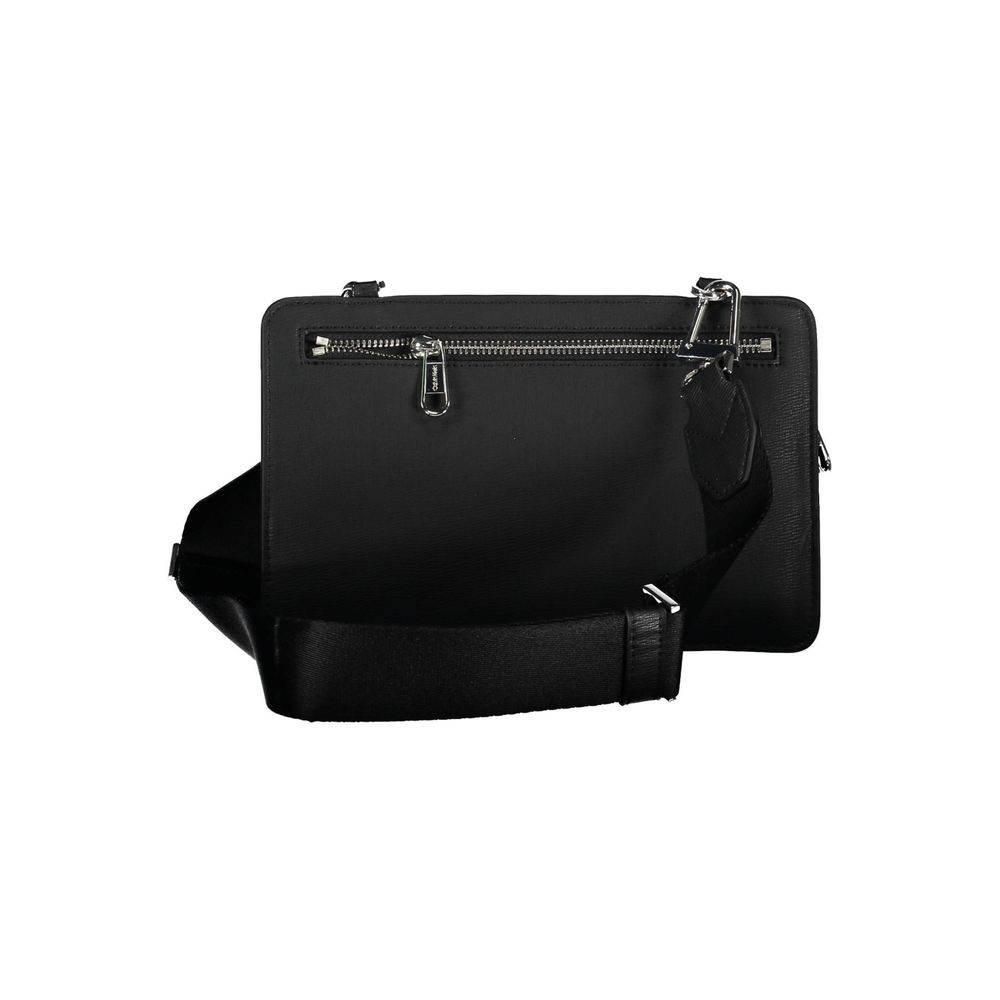 Calvin Klein Black Polyester Men Shoulder Bag - Hilstor