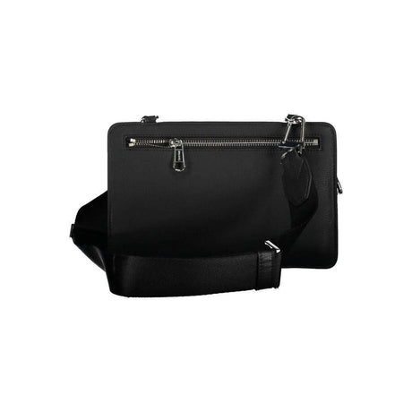 Calvin Klein Black Polyester Men Shoulder Bag - Hilstor