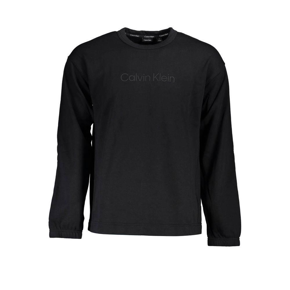 Calvin Klein Black Cotton Men Sweater - Hilstor