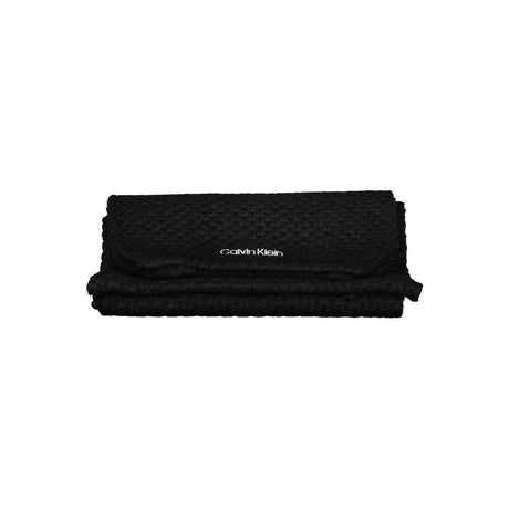 Calvin Klein Black Alpaca Wool Women Scarf - Hilstor