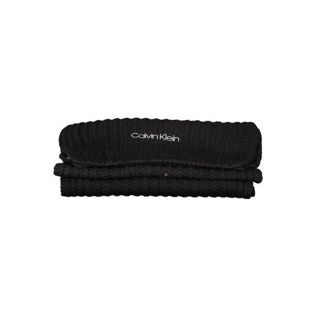 Calvin Klein Black Cotton Women Scarf - Hilstor