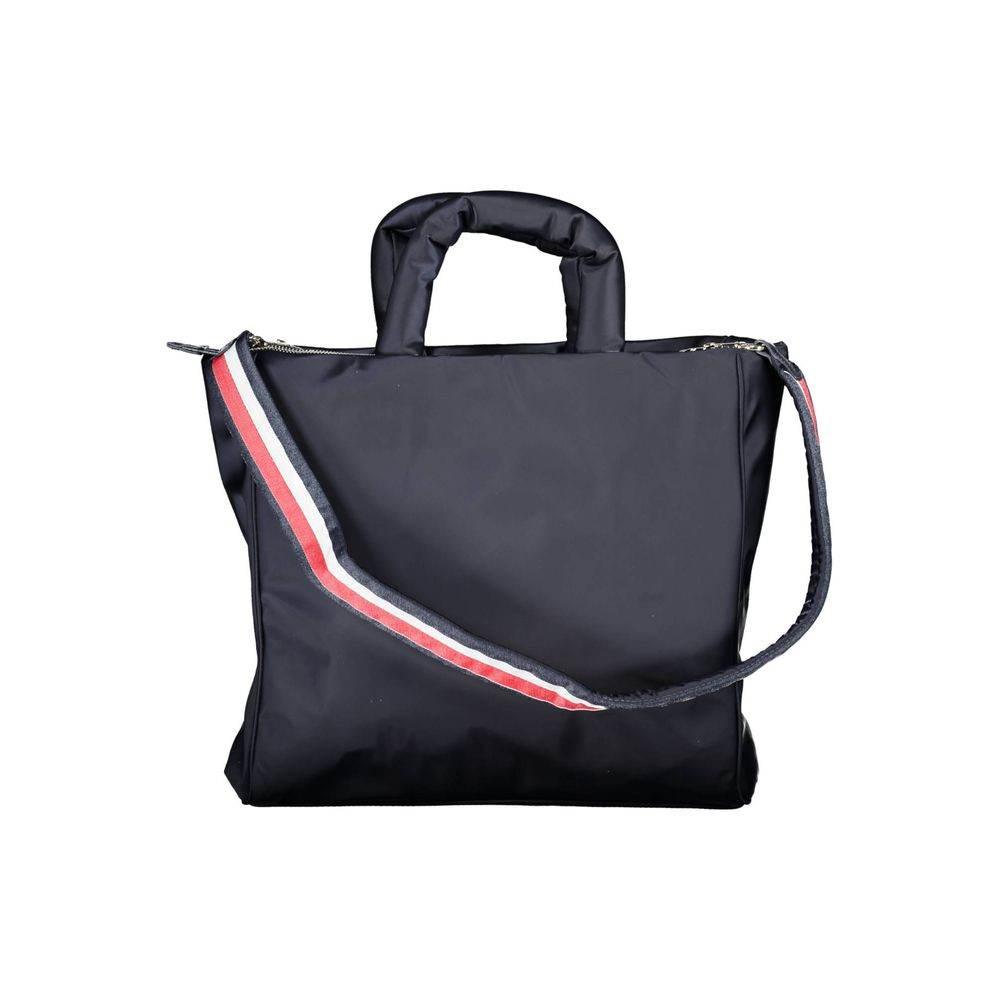 Tommy Hilfiger Blue Polyester Women Handbag - Hilstor
