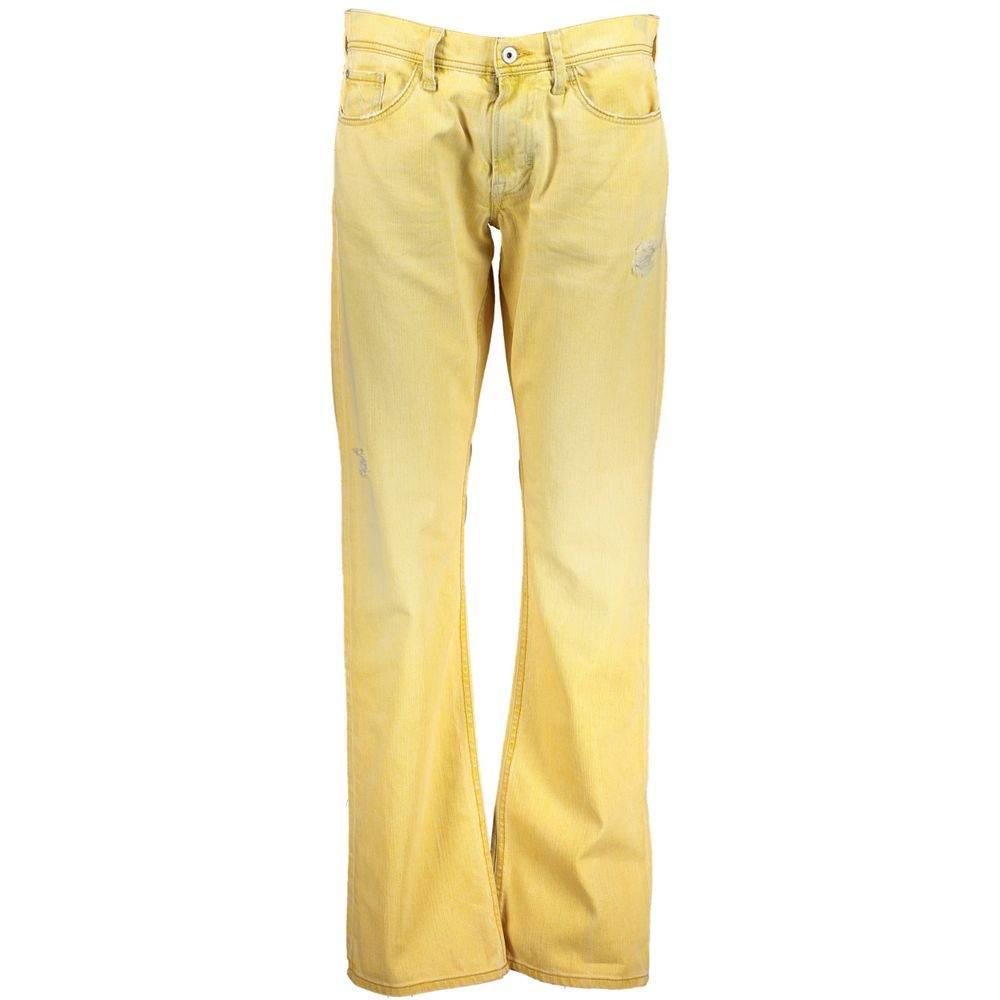 Meltin'Pot Yellow Cotton Jeans & Pant - Hilstor