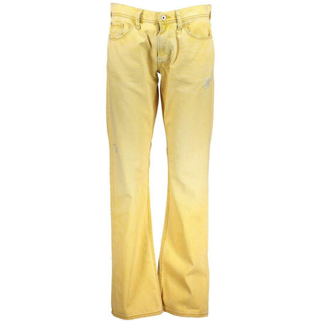 Meltin'Pot Yellow Cotton Jeans & Pant - Hilstor