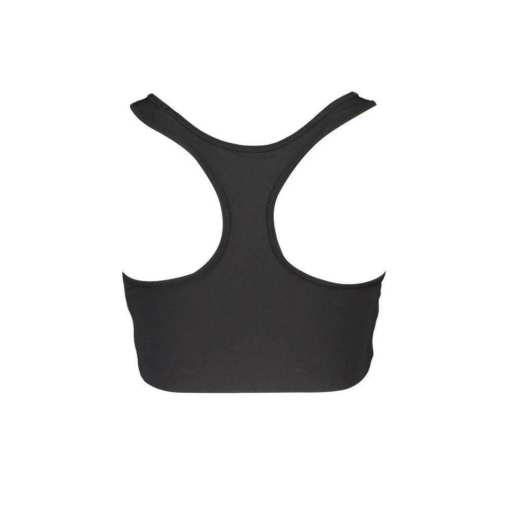 Fila Black Polyester Women Sports Bra - Hilstor