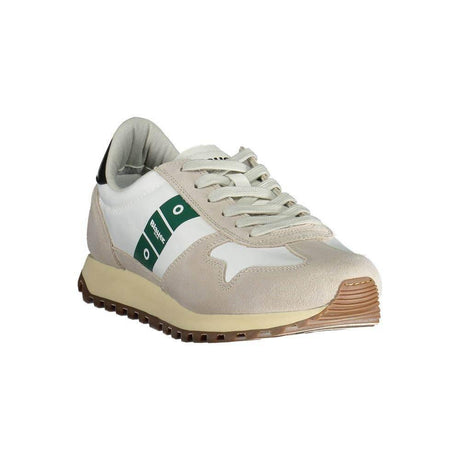 Blauer White Leather Men Sneaker - Hilstor