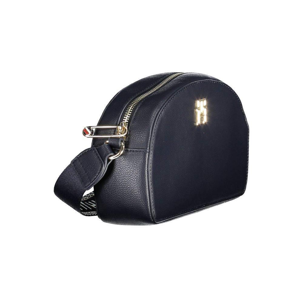Tommy Hilfiger Blue Polyester Women Handbag - Hilstor