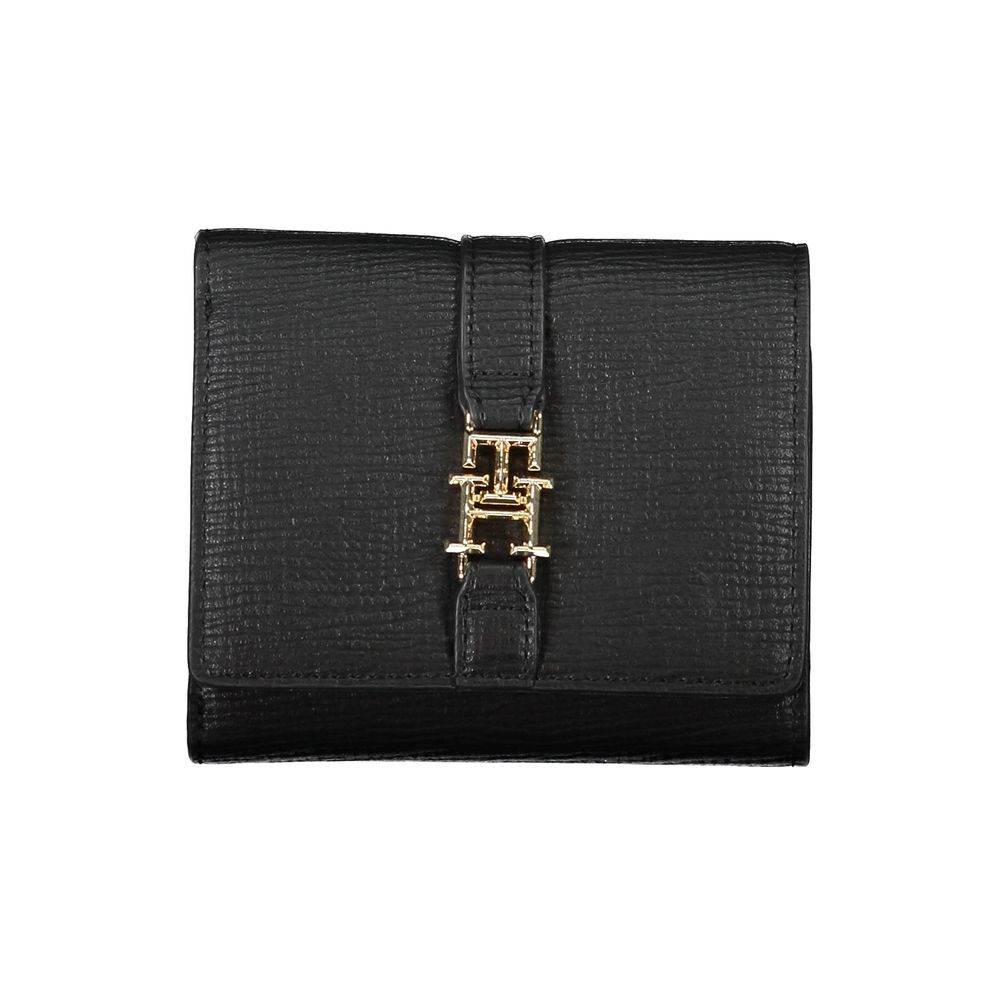 Tommy Hilfiger Black Polyethylene Women Wallet - Hilstor