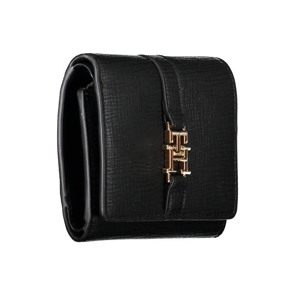 Tommy Hilfiger Black Polyethylene Women Wallet - Hilstor