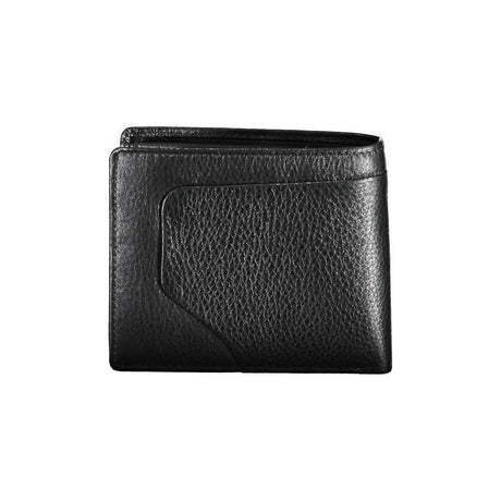 Piquadro Black Leather Men Wallet - Hilstor
