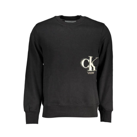Calvin Klein Black Cotton Men Sweater - Hilstor