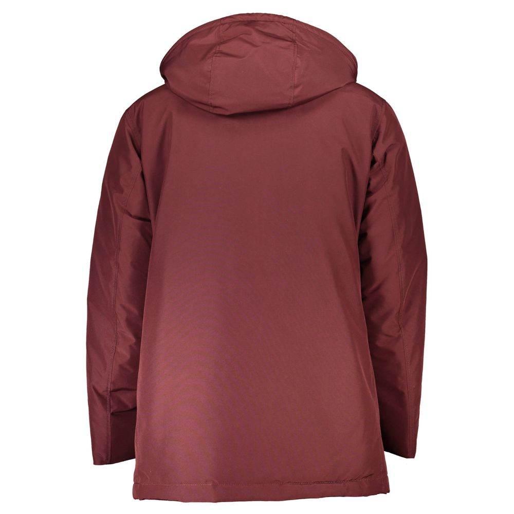 Hugo Boss Red Polyester Men Jacket - Hilstor