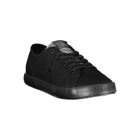 Calvin Klein Black Cotton Men Sneaker - Hilstor