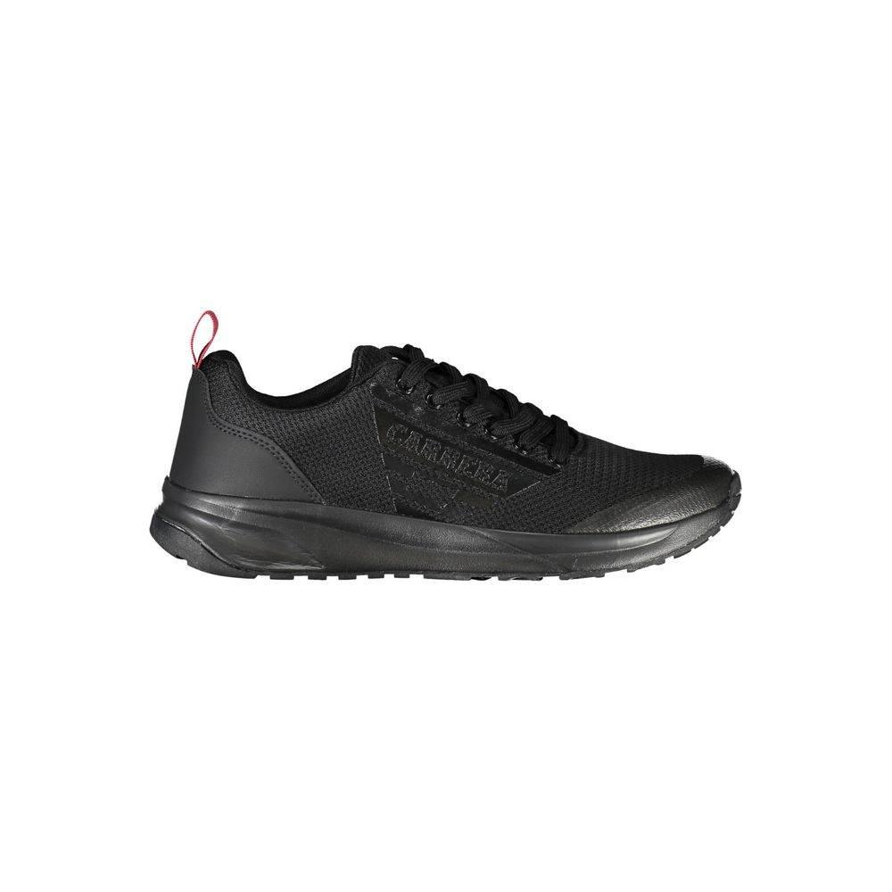 Carrera Dynamic Black Sneakers with Eco-Leather Detailing - Hilstor