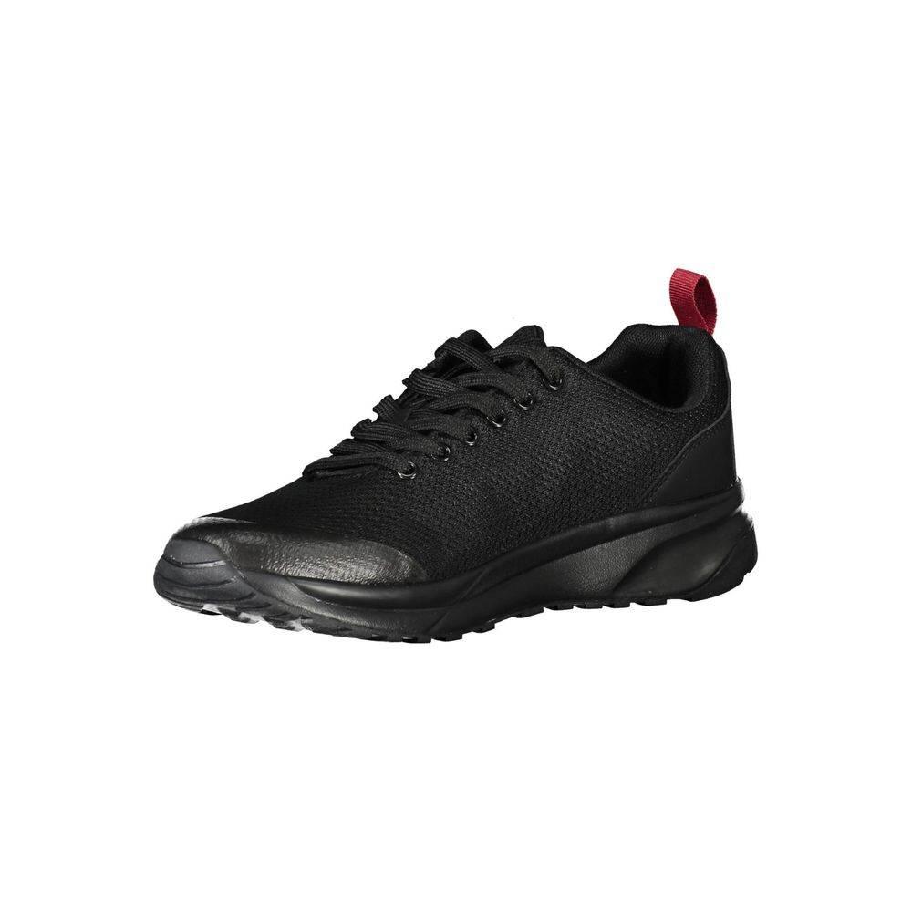 Carrera Dynamic Black Sneakers with Eco-Leather Detailing - Hilstor