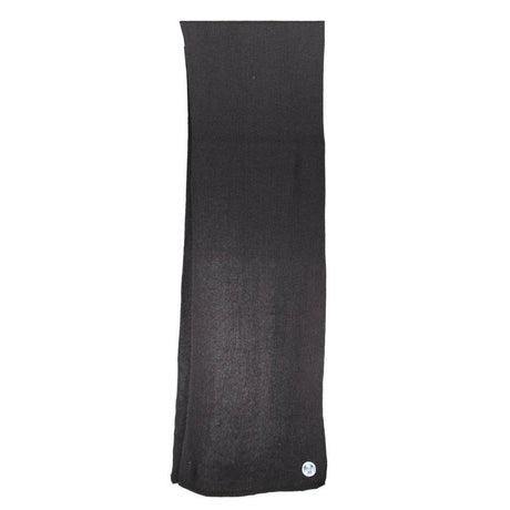 North Sails Black Cotton Men Scarf - Hilstor