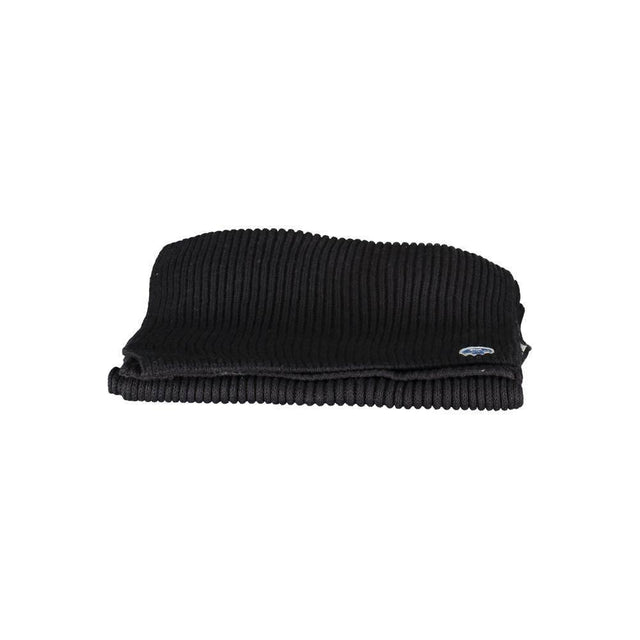 North Sails Black Cotton Men Scarf - Hilstor