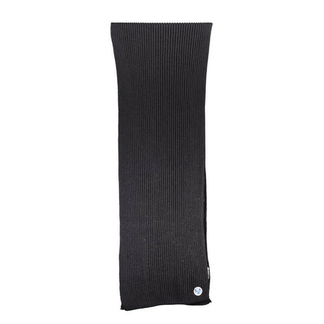 North Sails Black Cotton Men Scarf - Hilstor