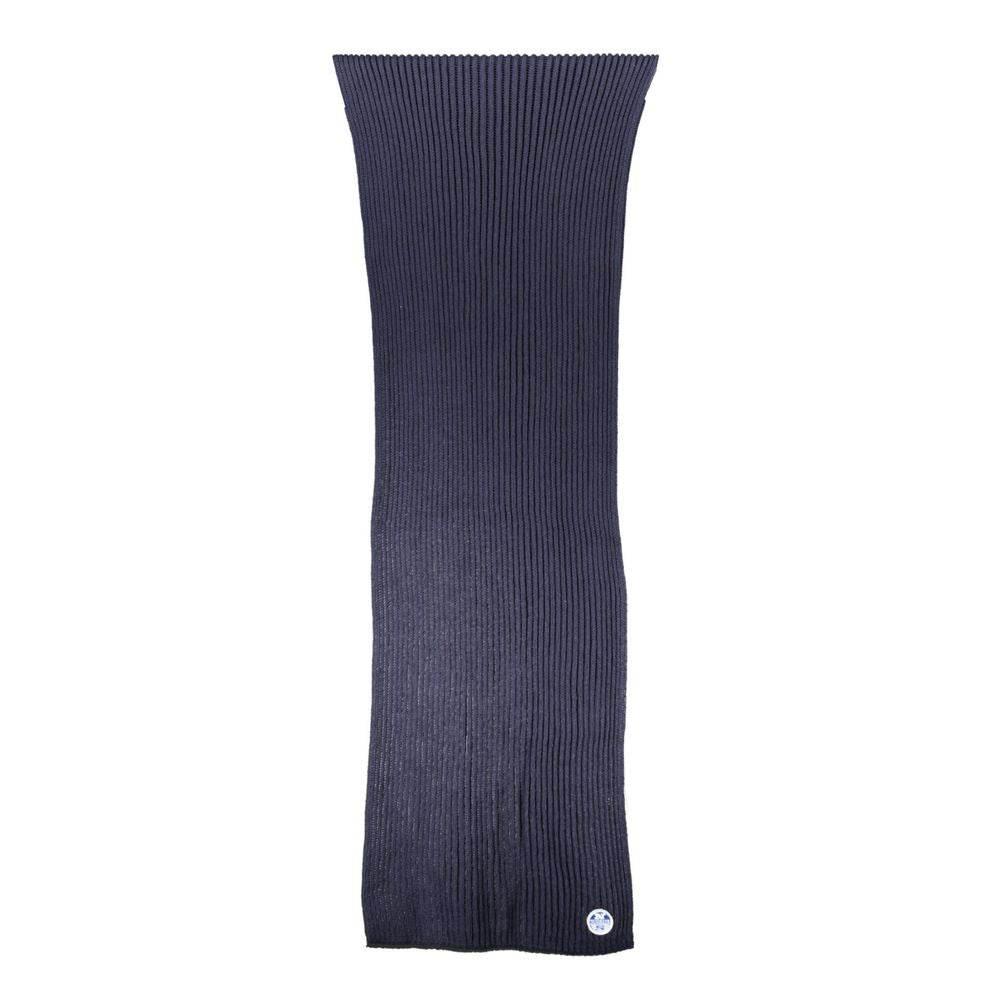 North Sails Blue Cotton Men Scarf - Hilstor