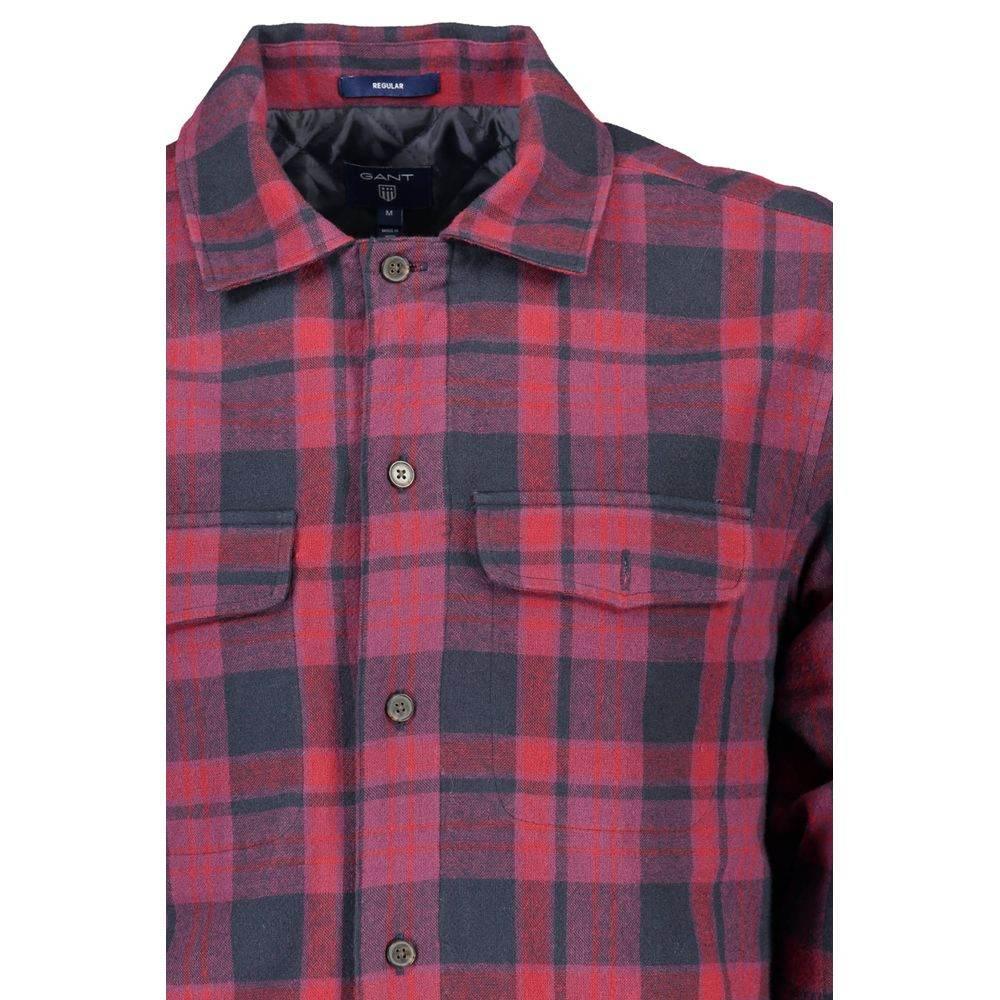 Gant Elegant Purple Cotton Long Sleeve Shirt - Hilstor