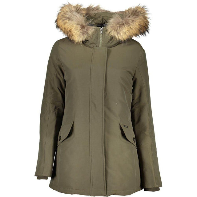 Woolrich Green Cotton Jackets & Coat - Hilstor