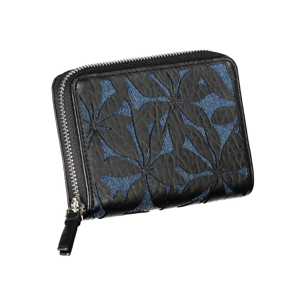 Desigual Elegant Two-Compartment Zip Wallet - Hilstor