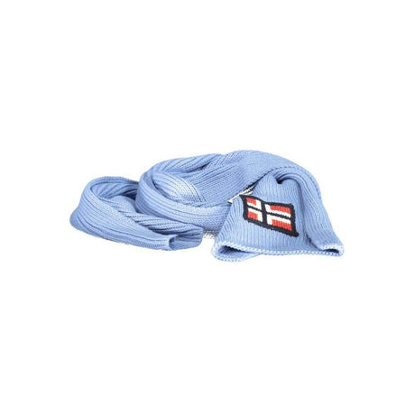 Norway 1963 Light Blue Acrylic Scarf - Hilstor