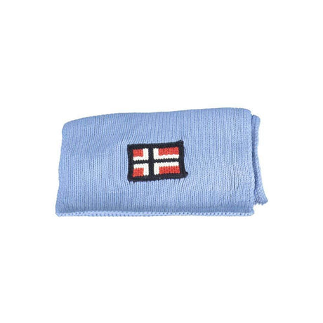 Norway 1963 Light Blue Acrylic Scarf - Hilstor