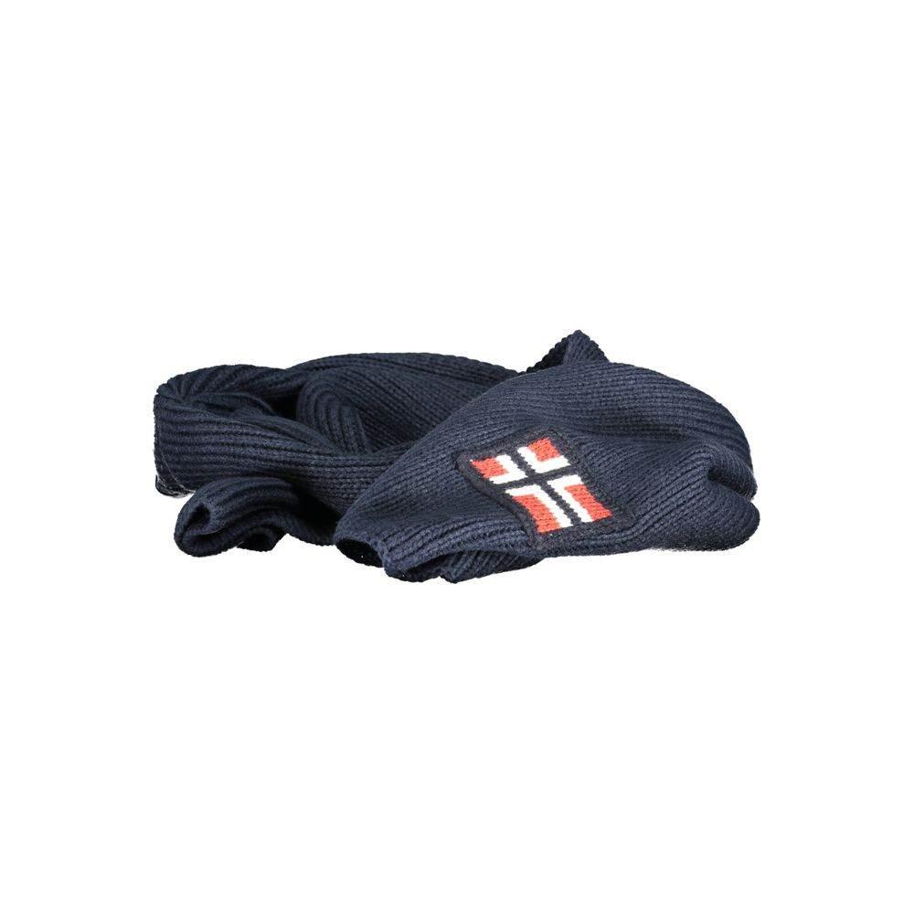 Norway 1963 Blue Acrylic Scarf - Hilstor