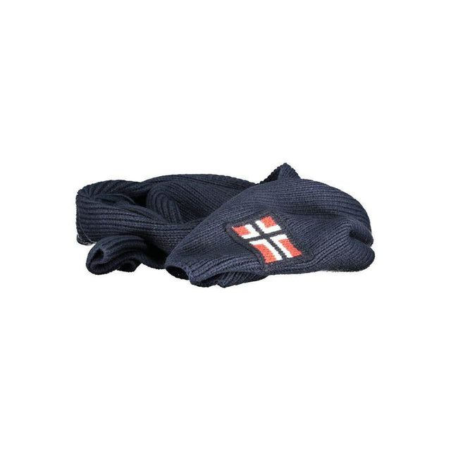 Norway 1963 Blue Acrylic Scarf - Hilstor