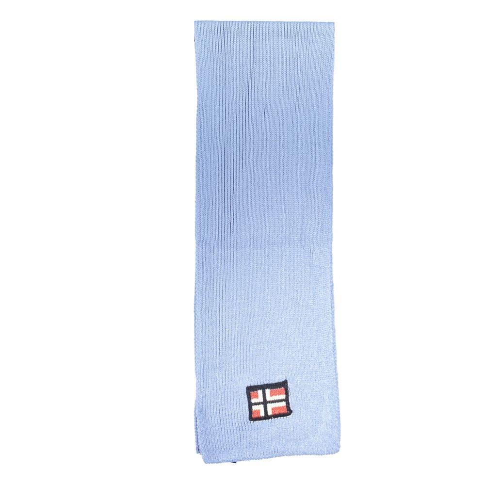 Norway 1963 Light Blue Acrylic Scarf - Hilstor