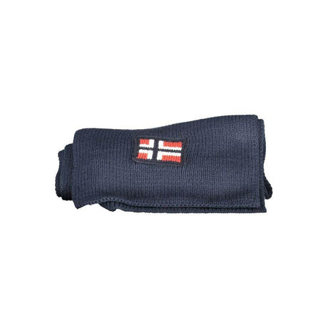Norway 1963 Blue Acrylic Scarf - Hilstor