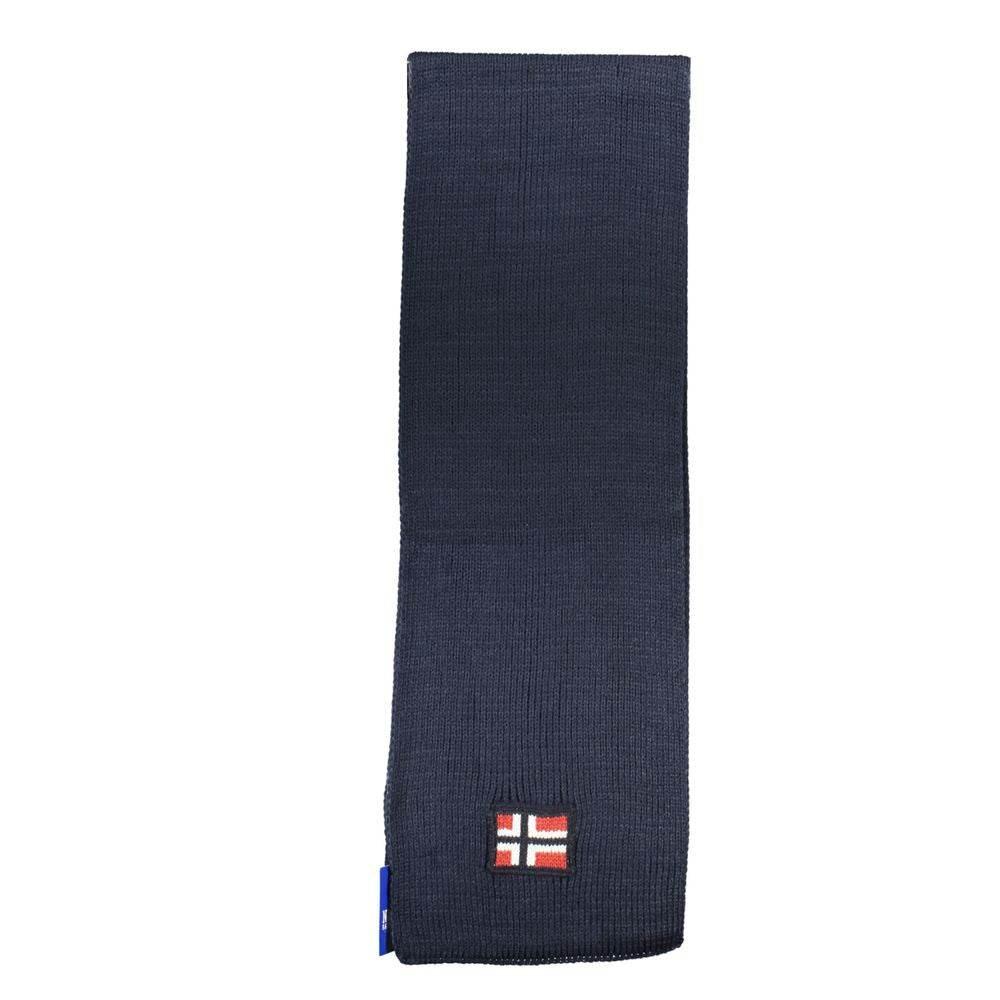 Norway 1963 Blue Acrylic Scarf - Hilstor