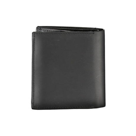 Calvin Klein Sleek Dual Compartment Leather Wallet - Hilstor