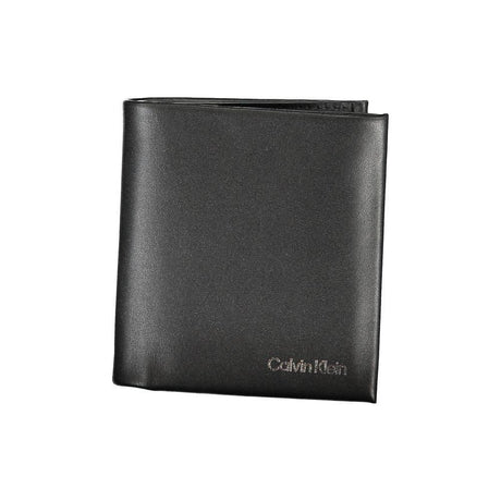 Calvin Klein Sleek Black RFID-Secure Men's Wallet - Hilstor