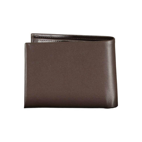 Calvin Klein Elegant Leather Two-Compartment Wallet - Hilstor