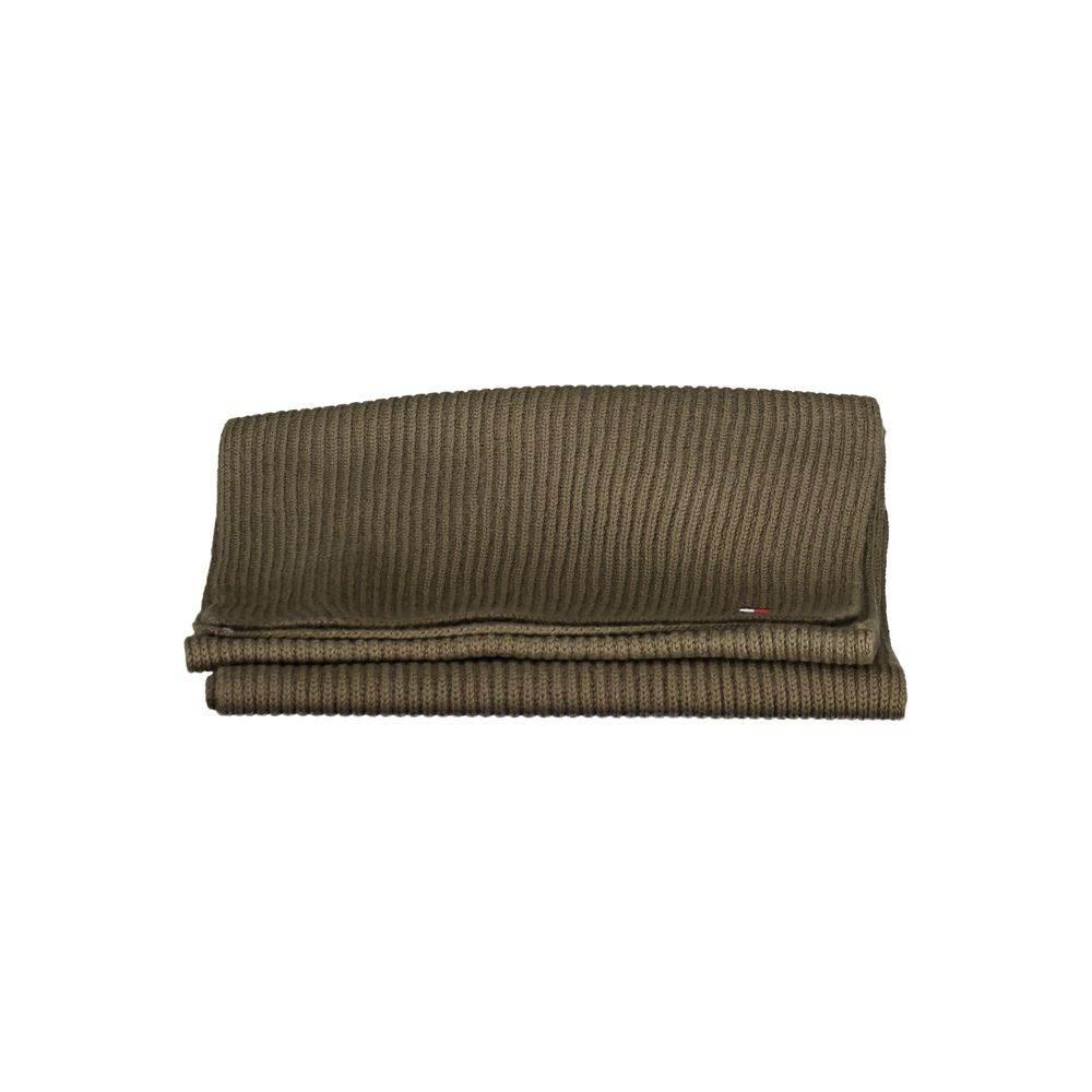 Tommy Hilfiger Green Cotton Men Scarf - Hilstor