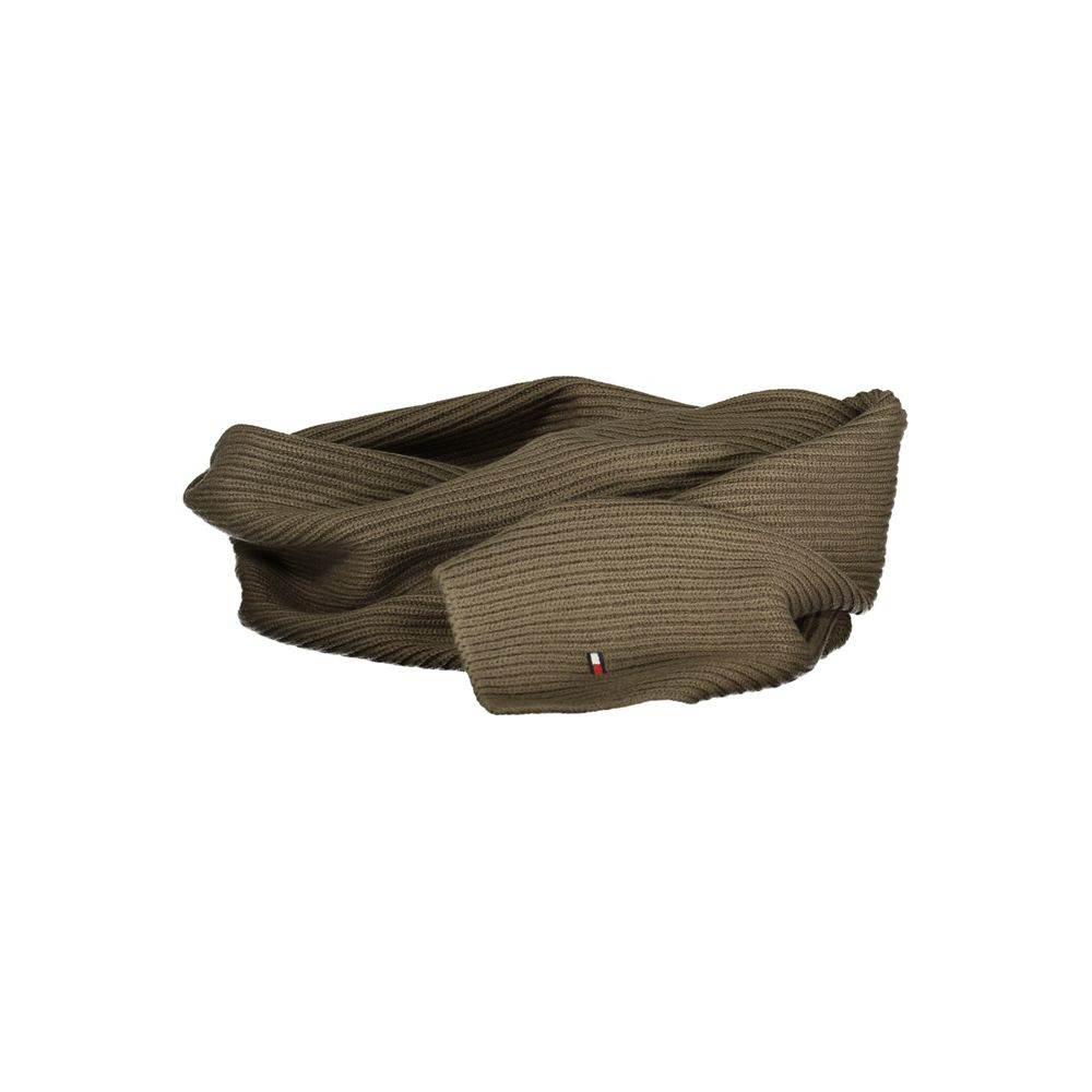 Tommy Hilfiger Green Cotton Men Scarf - Hilstor