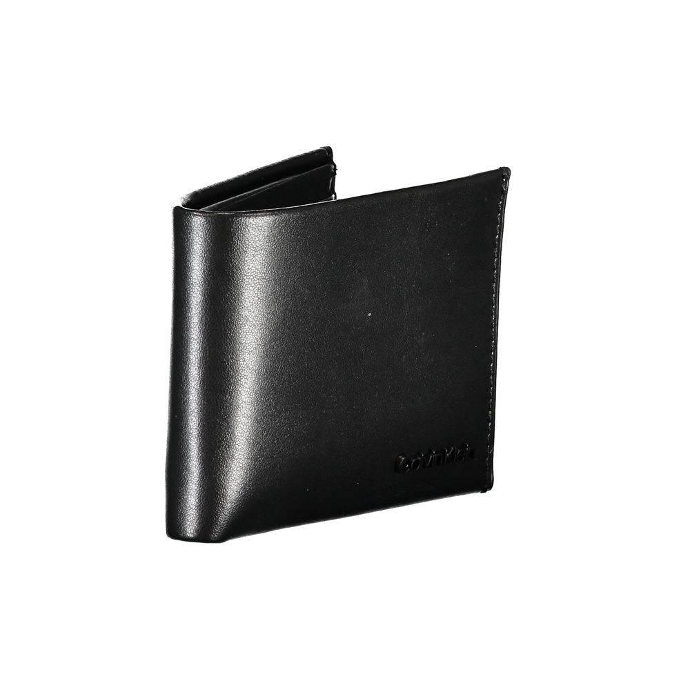 Calvin Klein Sleek Double-Slot Leather Wallet with RFID Block - Hilstor