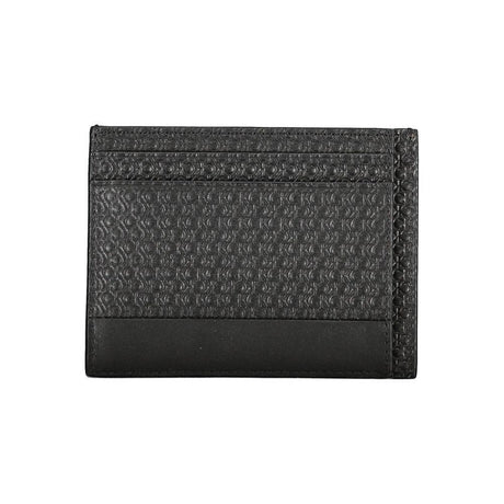 Calvin Klein Elegant Leather Card Holder with Contrasting Details - Hilstor