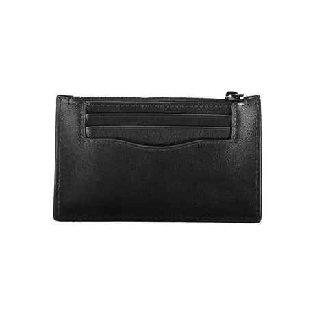 Calvin Klein Elegant Leather Zip Wallet in Timeless Black - Hilstor