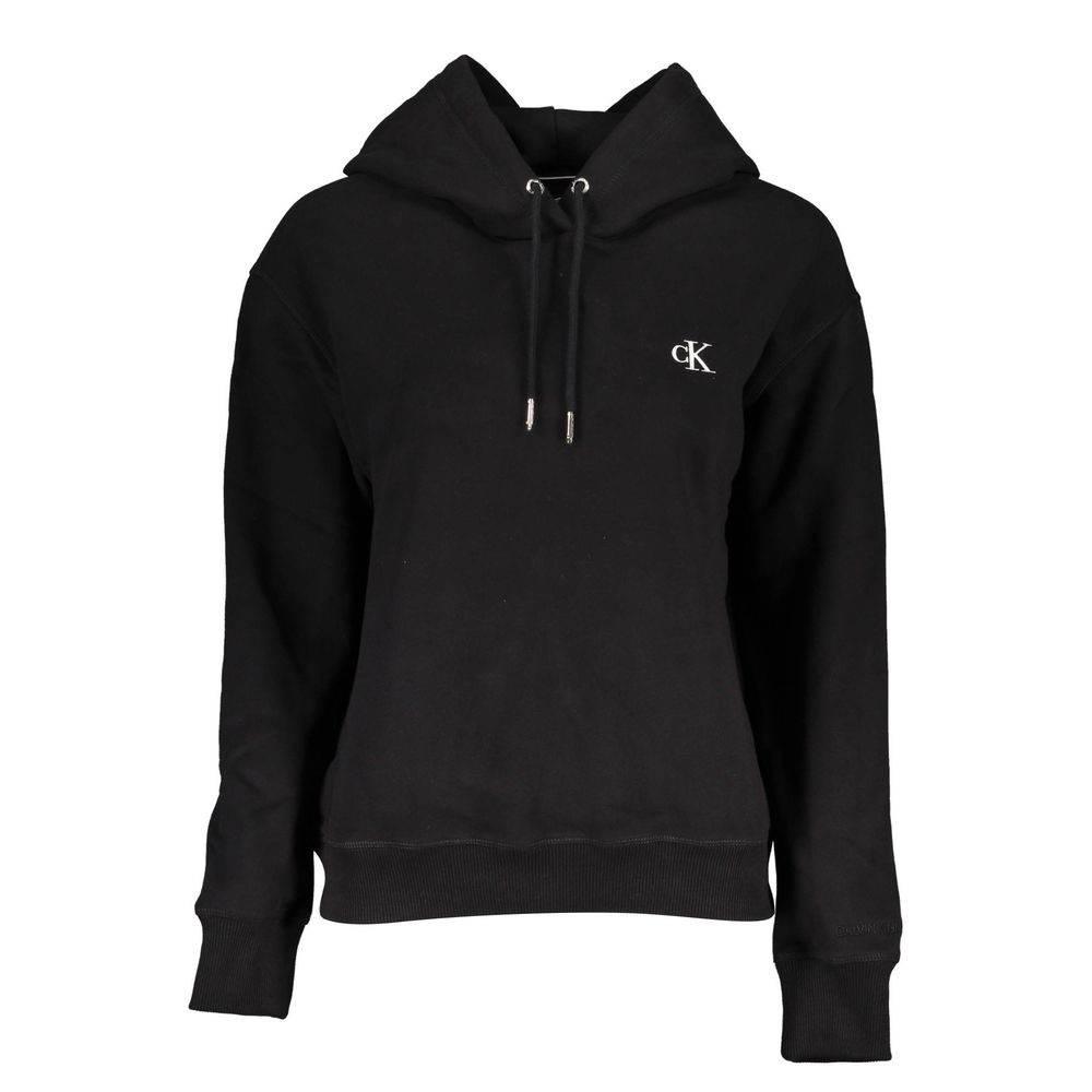 Calvin Klein Black Cotton Sweater - Hilstor