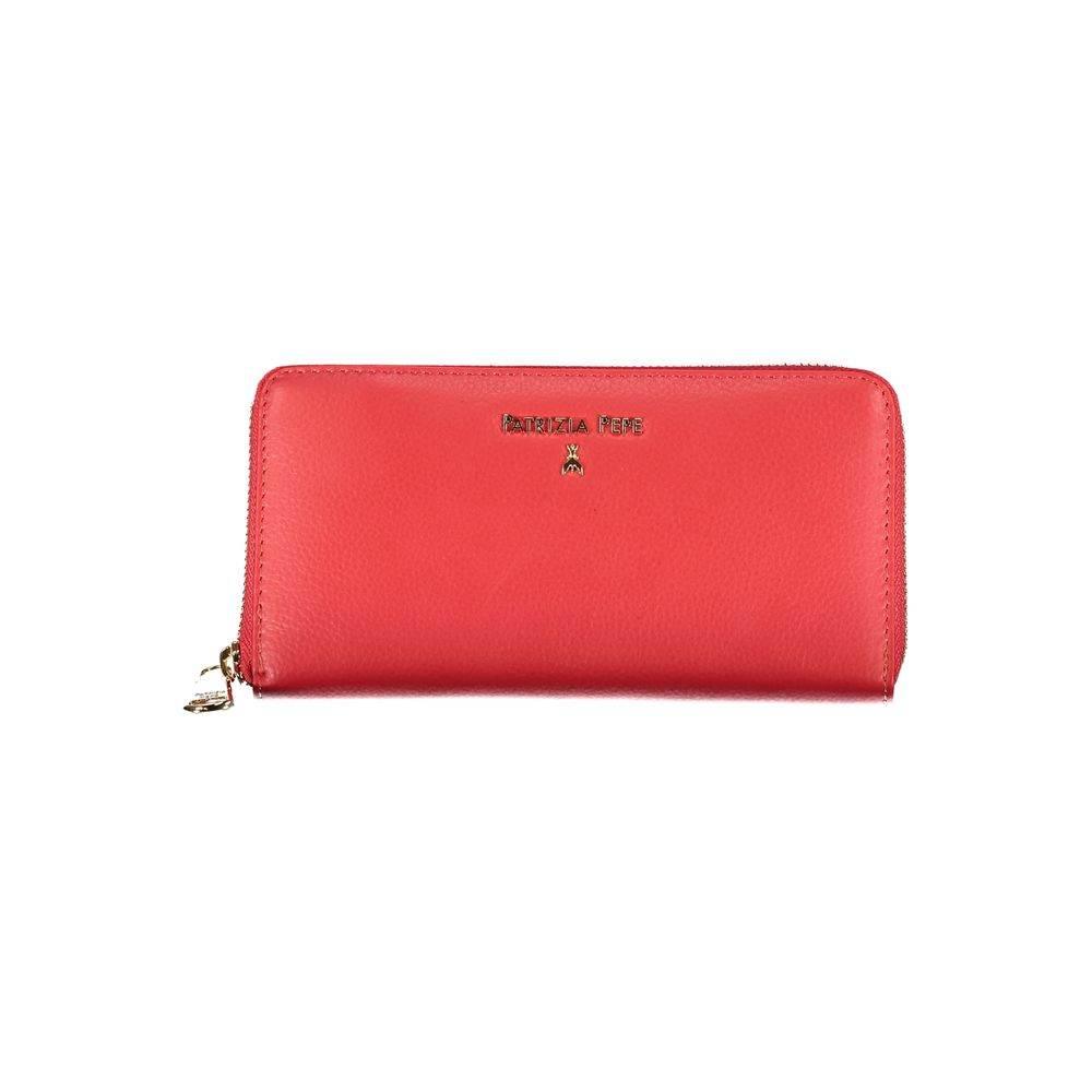 Patrizia Pepe Chic Pink Zip Wallet With Multiple Compartments - Hilstor