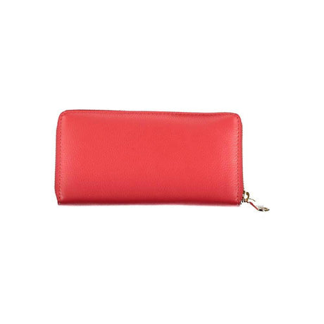 Patrizia Pepe Chic Pink Zip Wallet With Multiple Compartments - Hilstor