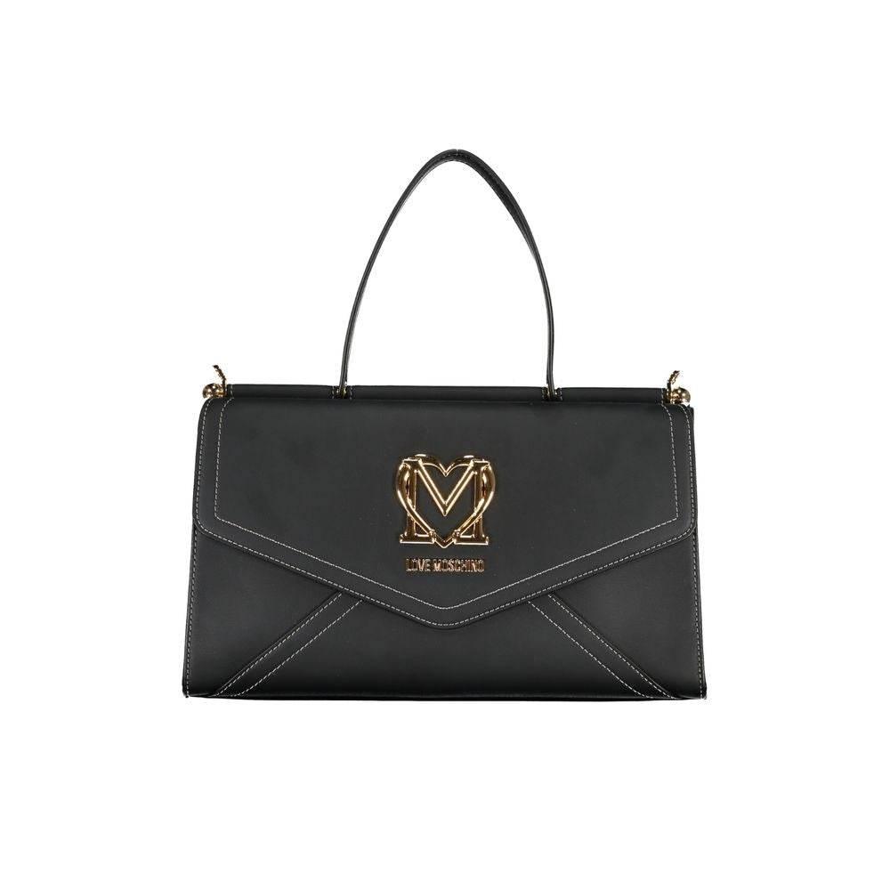 Love Moschino Black Polyethylene Handbag - Hilstor
