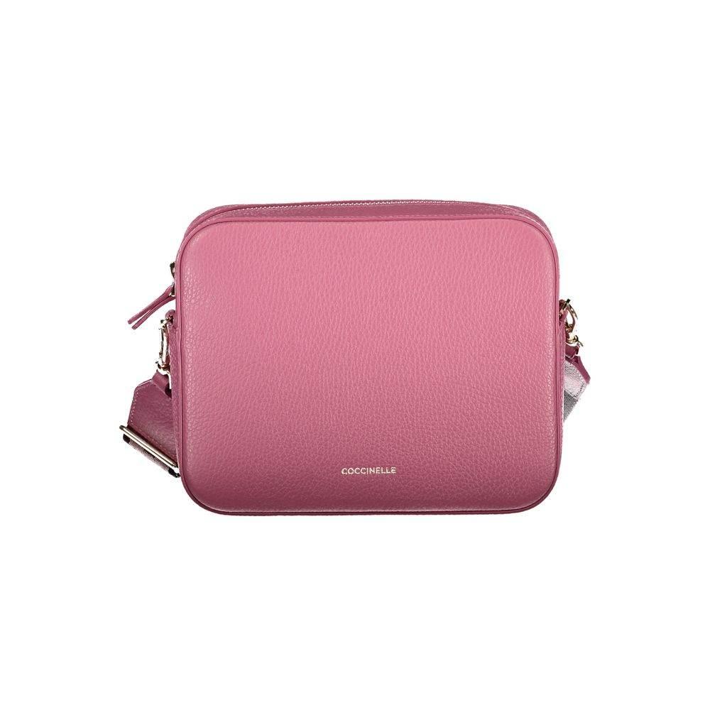 Coccinelle Pink Leather Handbag - Hilstor