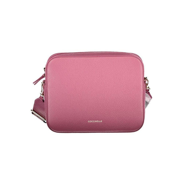 Coccinelle Pink Leather Handbag - Hilstor