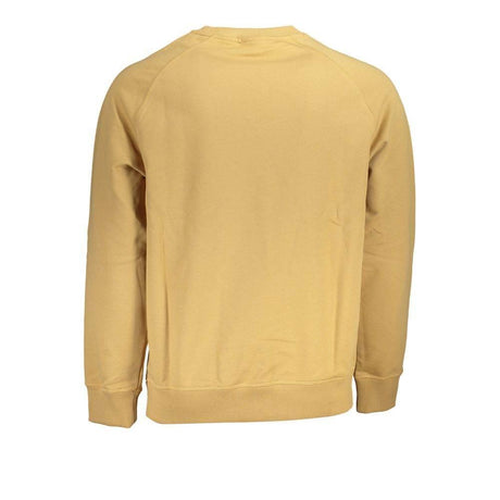 Timberland Beige Crew Neck Embroidered Sweatshirt - Hilstor